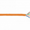 Кабель NETLAN U/UTP 4 пары EC-UU004-5E-LSZH-OR