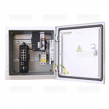 PoE-Коммутатор на 11 портов OSNOVO SW-60812/I (OS-331) (промышленный)