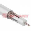 Кабель коаксиальный REXANT RG-6U+CU, 48*, 75 Ом, 100м., белый (01-2221)