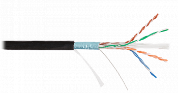 Кабель одножильный NIKOMAX NKL 4740B-BK