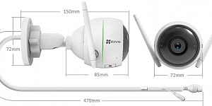IP камера EZVIZ C3WN (CS-CV310-A0-1C2WFR) 1080P