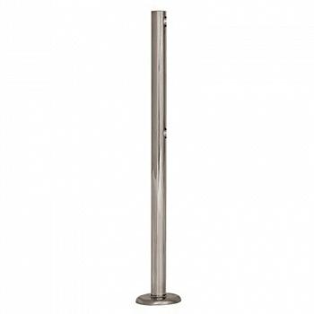 РД УС1 ХРОМ Универсальная стойка ограждений (Хром) (код 0298)