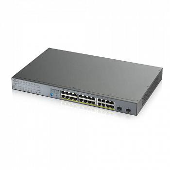 Коммутатор PoE+ для IP-видеокамер Zyxel GS1300-26HP
