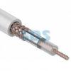 RG-58 A/U, 50 Ом, Cu/Al/Cu 64%, бухта 100 м, белый REXANT (01-2001)
