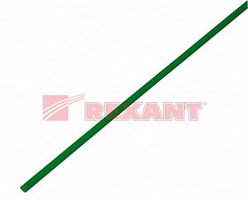 3.0 / 1.5 мм 1м термоусадка зеленая REXANT