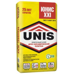 Клей плиточный Unis XXI 25 кг
