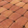 Плитка тротуарная BRAER Классико круговая Color Mix Рассвет, 73*110*115*60 мм