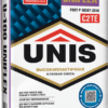 Клей плиточный керамогранита и камня Unis Uniflex U-100 эластичный серый (класс С2) 25 кг