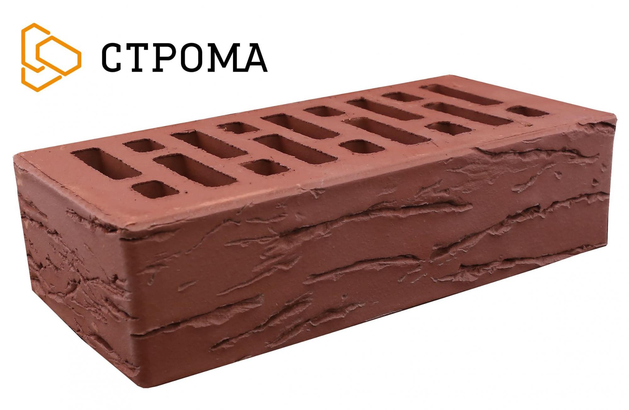 Кирпич облицовочный 1,4НФ Бордо мадейра Строма