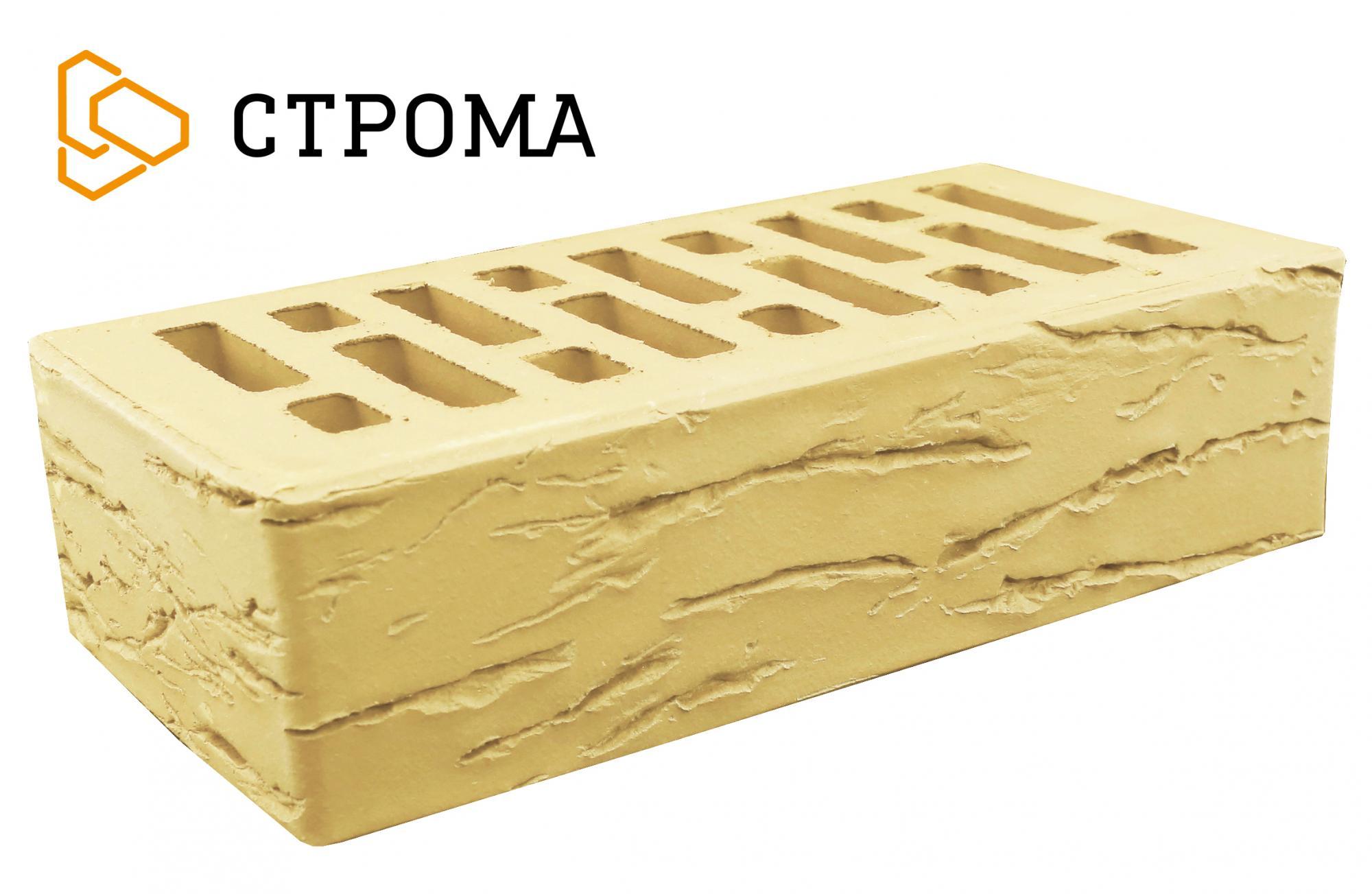 Кирпич облицовочный Слоновая кость Мадейра 1НФ Строма