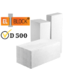 Газосиликатные блоки перегородочные El Block 600х250х75 D500