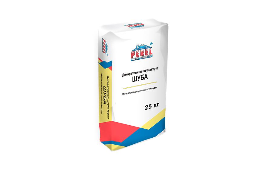 Минеральная декоративная штукатурка Perel Cemento шуба, 25 кг