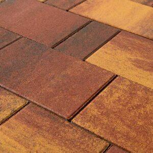 Плитка тротуарная BRAER Старый город Ландхаус Color Mix тип 3 "Мальва", 80/160/240*160 мм